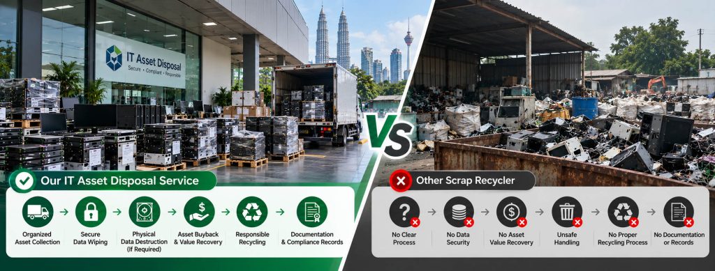 IT asset equipment disposal service kl selangor