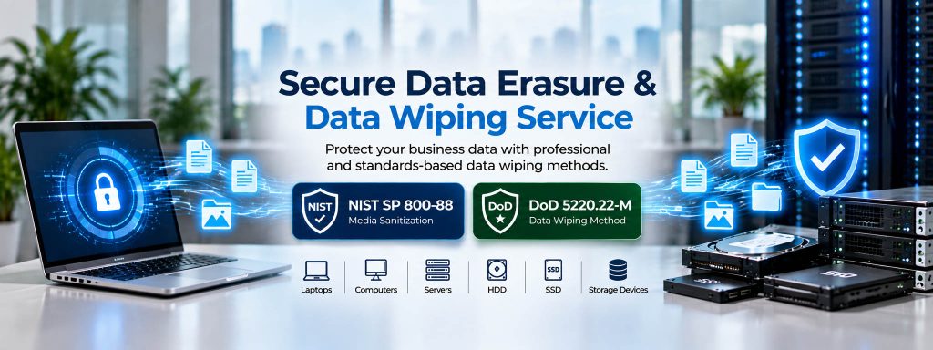 Secure Data Erasure and Data Wiping Service