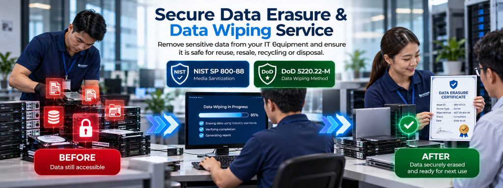 Secure Data Erasure and Data Wiping Services Malaysia